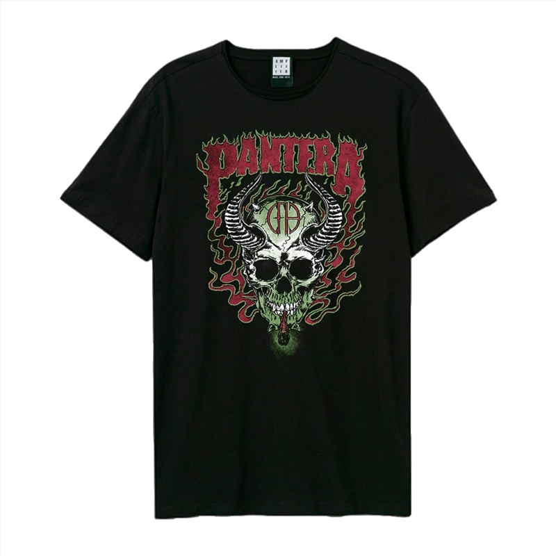 Pantera - Fire Skull - Black - Small/Product Detail/Shirts