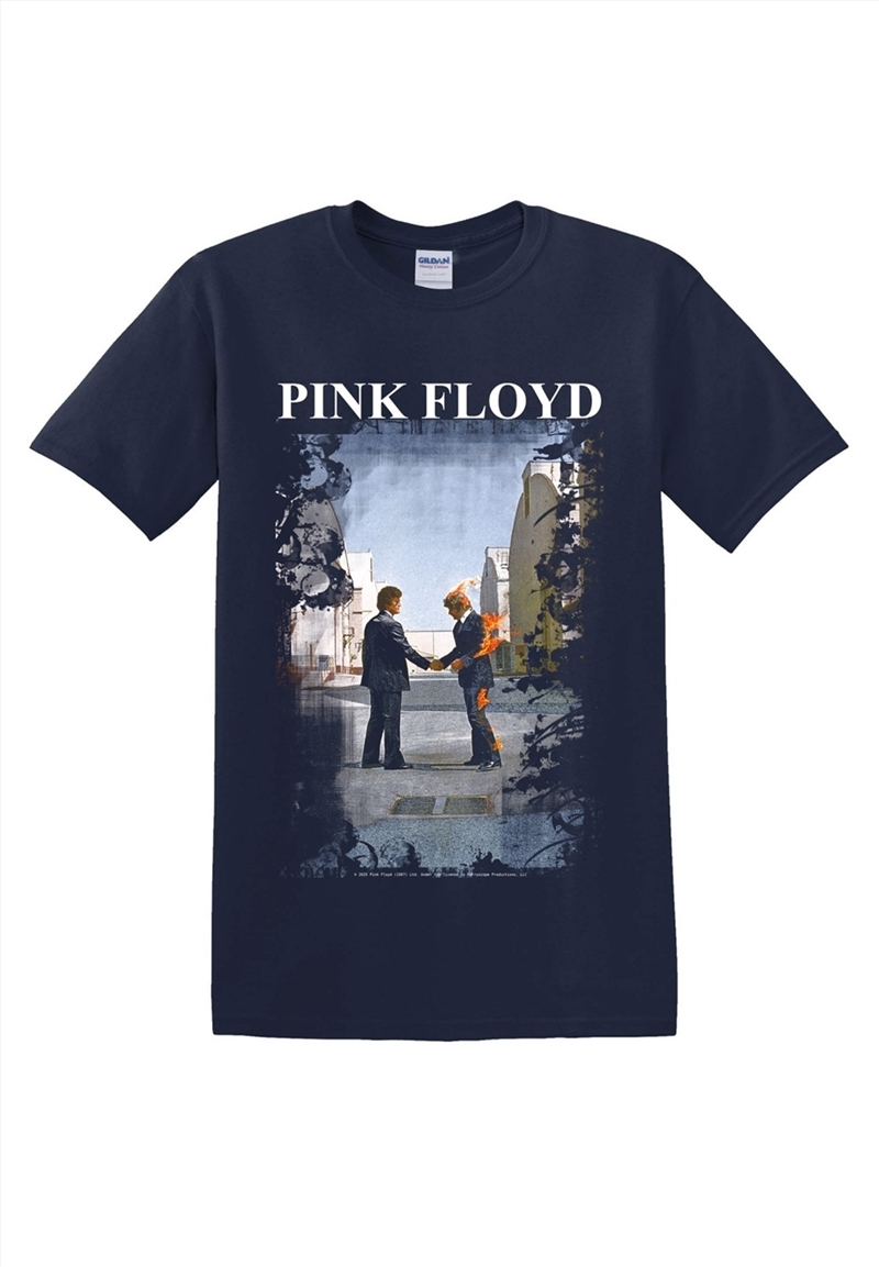 Pink Floyd - Burning Man Navy - Blue - XL/Product Detail/Shirts