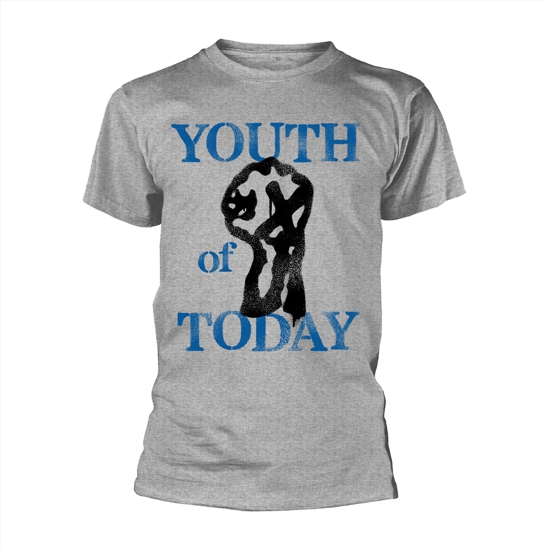 Youth Of Today - Stencil - Grey - XXL/Product Detail/Shirts