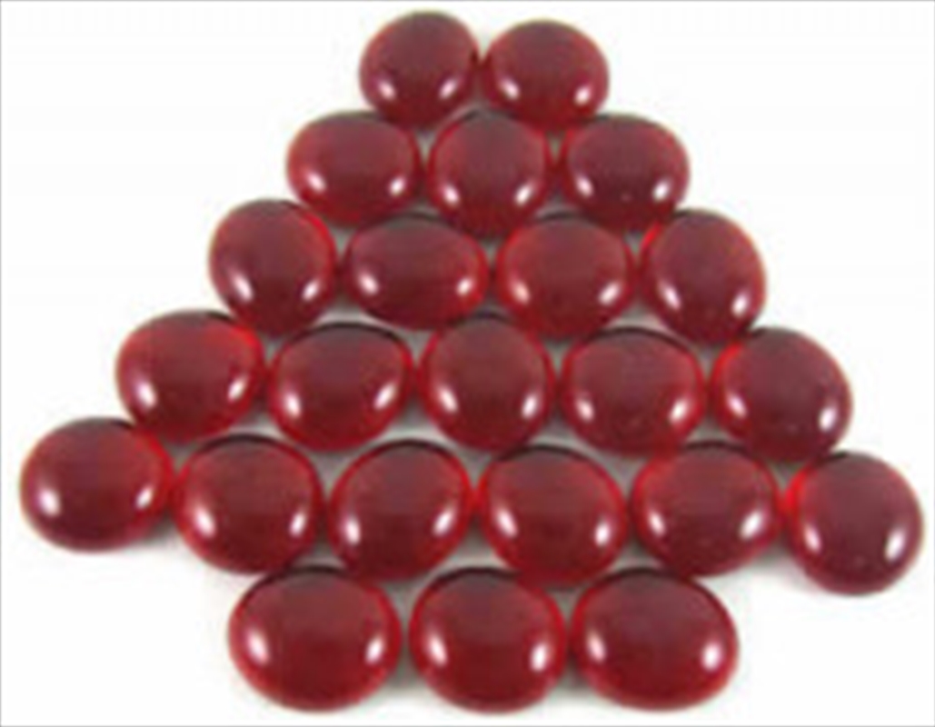 Chessex Translucent Red Glass Stones Tube/Product Detail/Dice Games