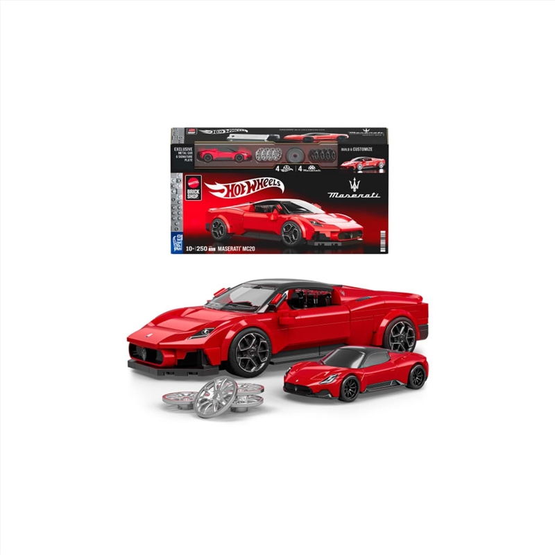 Mattel Brick Shop Hot Wheels Maserati Mc20 (250 pcs)/Product Detail/Collectables