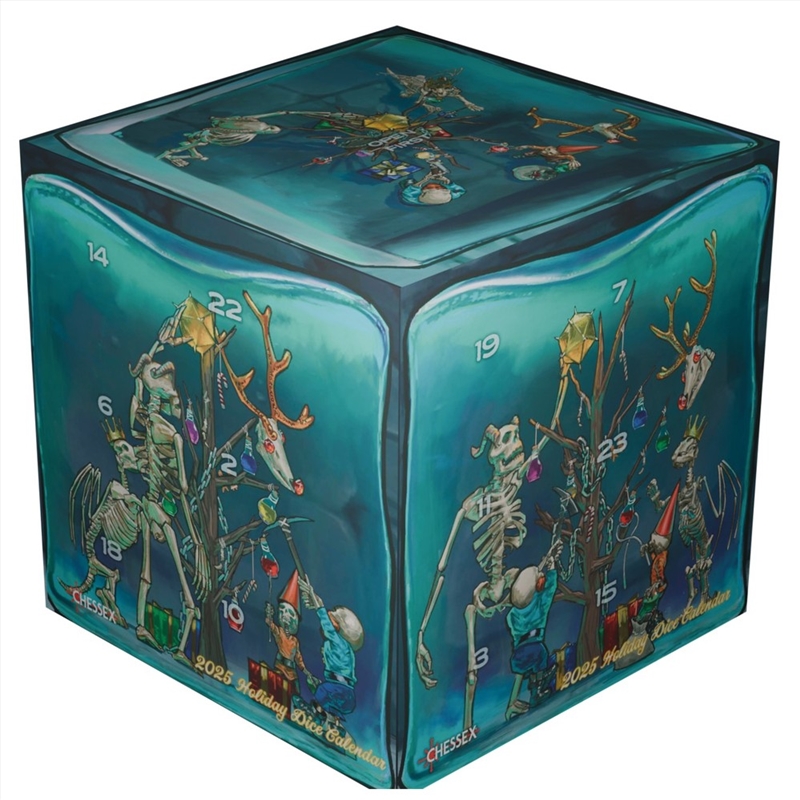 Chessex Holiday Calendar 2025 (One cube)/Product Detail/Dice Games