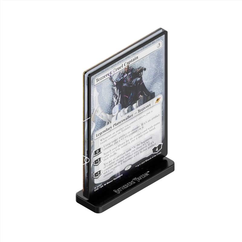 Gatherers' Tavern SLAB Standee - Tezzeret, Cruel Captain/Product Detail/Games Accessories