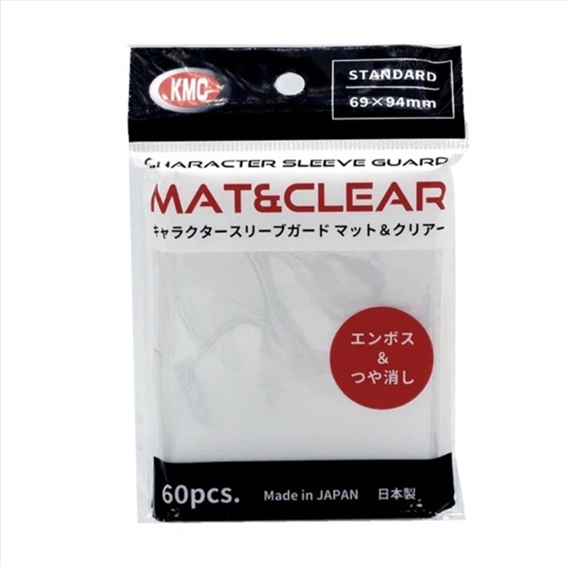 KMC Character MAT & Clear Guard 60 Pack (94mm x 69mm)/Product Detail/Games Accessories