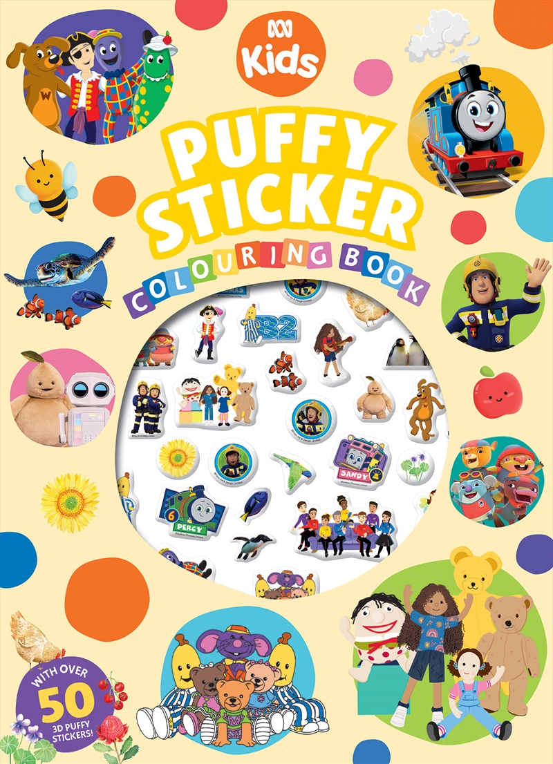 ABC Kids: Puffy Sticker Colouring Book/Product Detail/Kids Activity Books