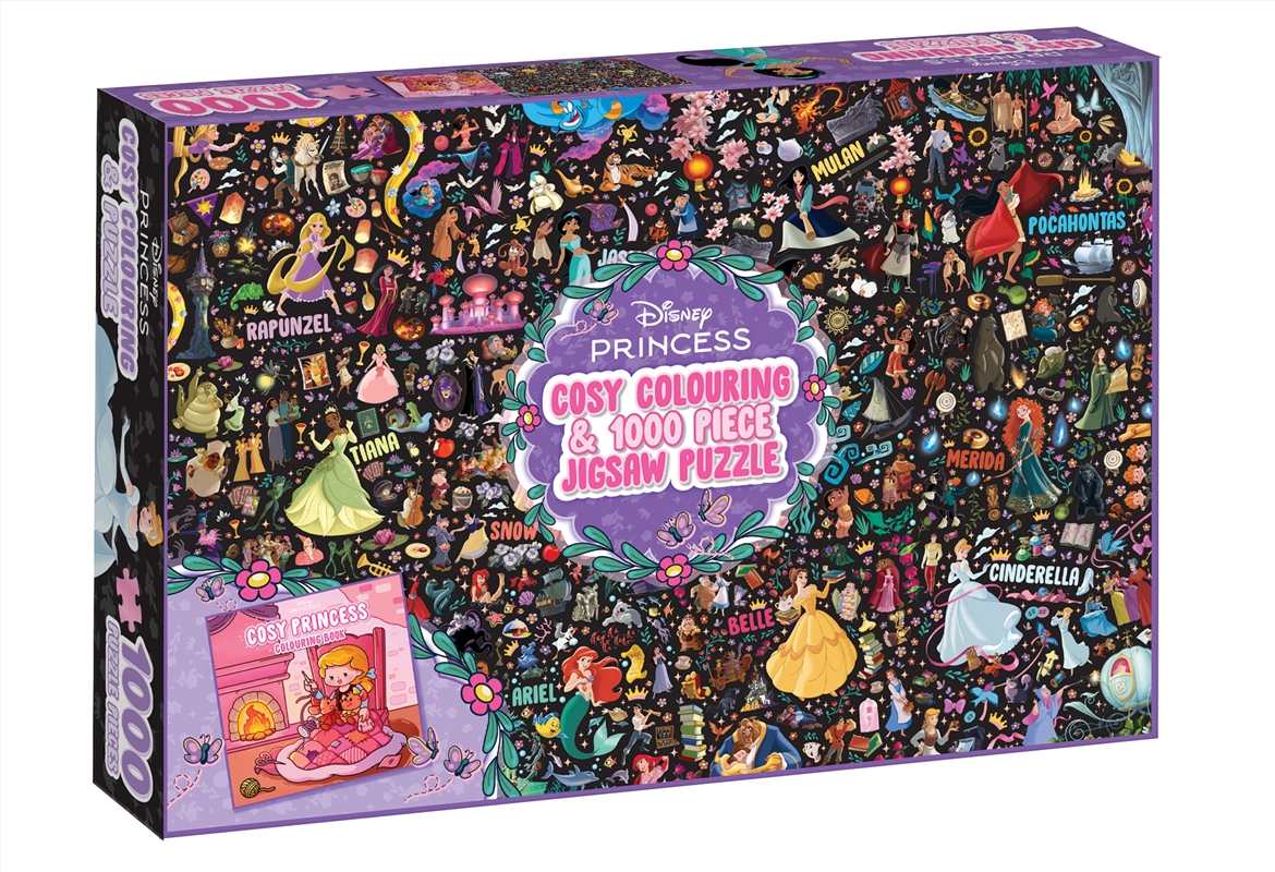 Disney Princess: Cosy Colouring and 1000 Piece Jigsaw Puzzle/Product Detail/Kids Activity Books