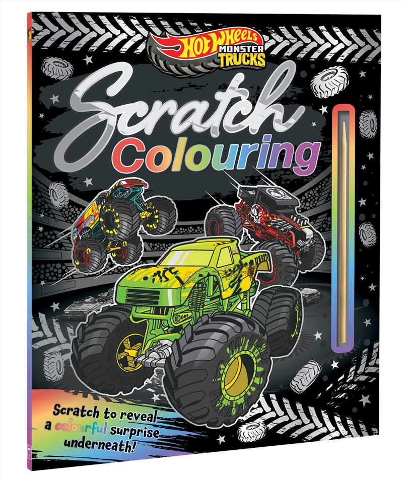 Hot Wheels Monster Trucks: Scratch Colouring (Mattel)/Product Detail/Kids Activity Books