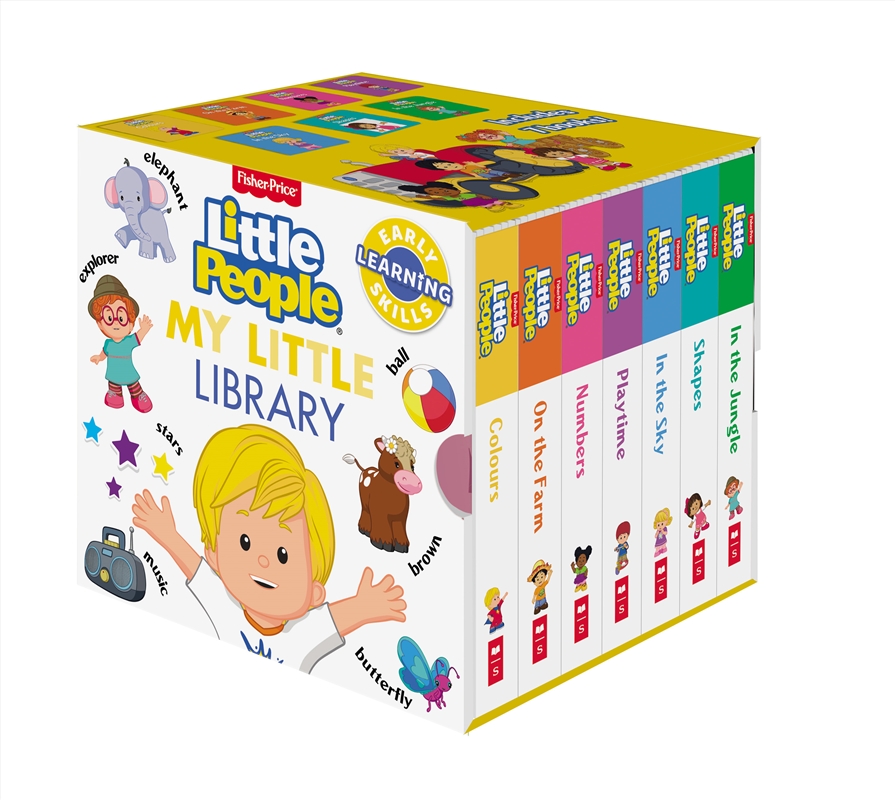 Little People: My Little 7-Book Library Cube (Mattel)/Product Detail/Early Childhood Fiction Books