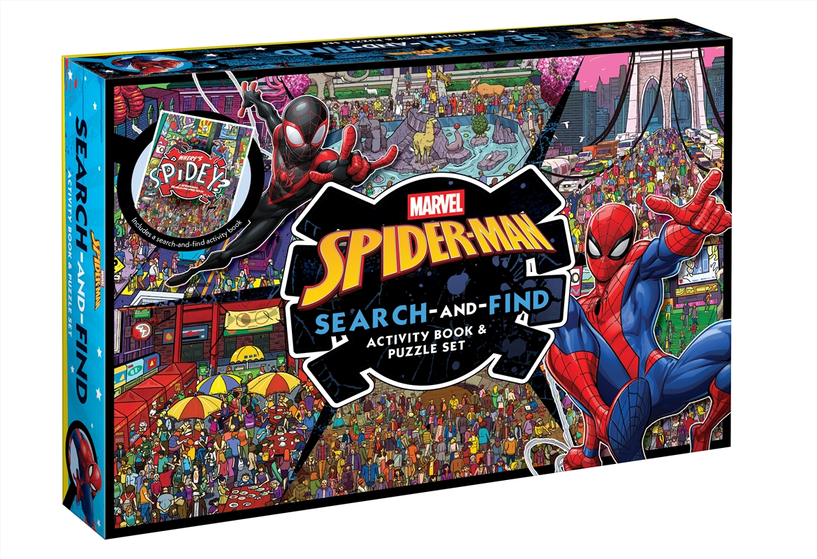 Spider-Man: Search-and-Find Activity Book & Puzzle Set (Marvel: 200 Pieces)/Product Detail/Early Childhood Fiction Books