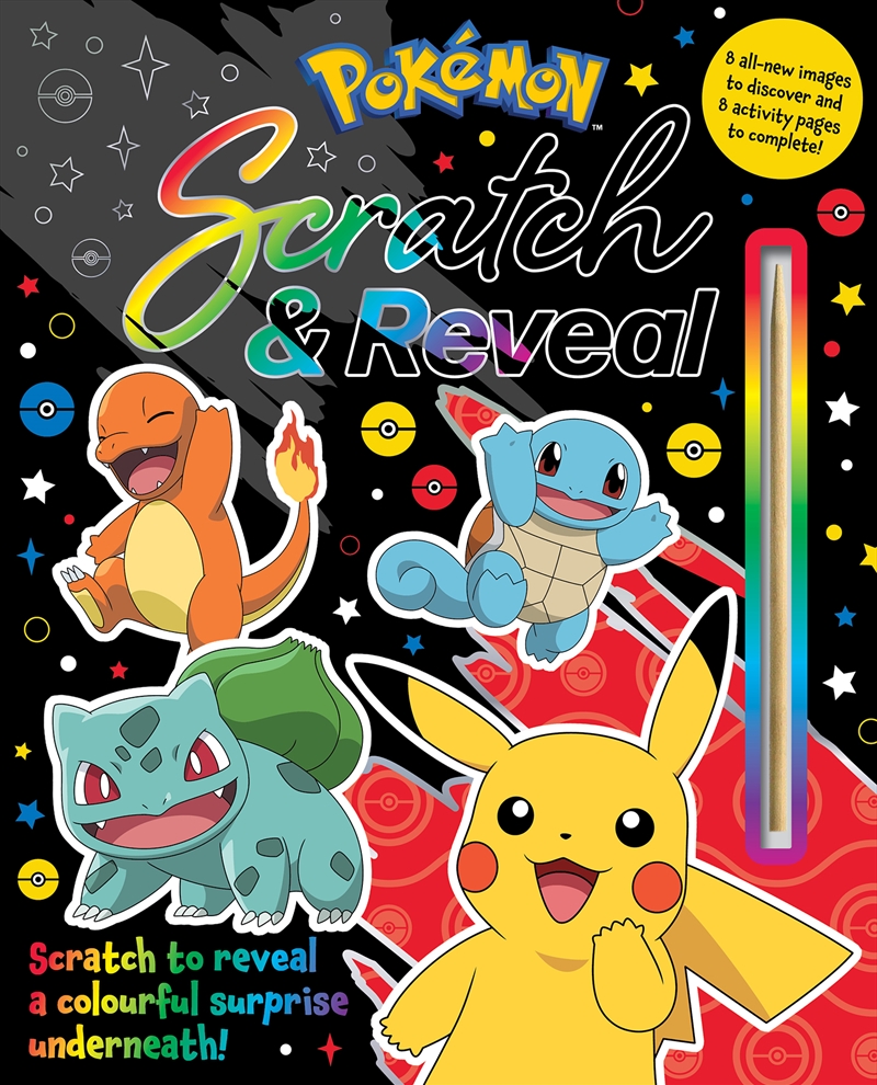 Pokemon: Scratch and Reveal/Product Detail/Kids Activity Books
