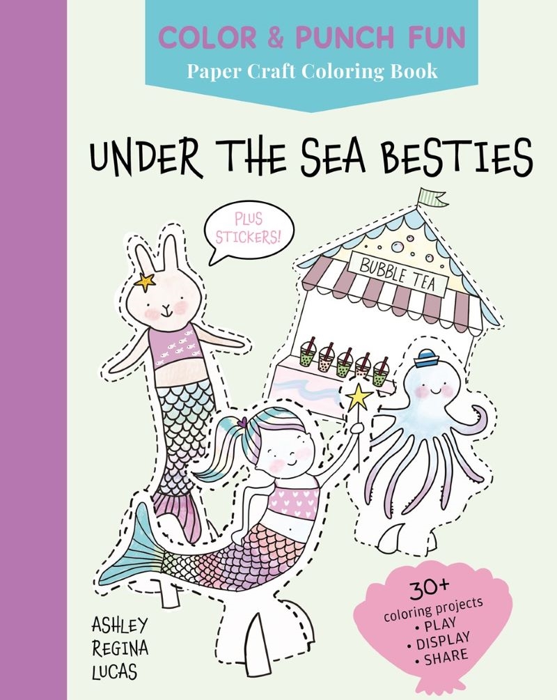 Under the Sea Besties: Paper Craft Coloring Book/Product Detail/Kids Activity Books