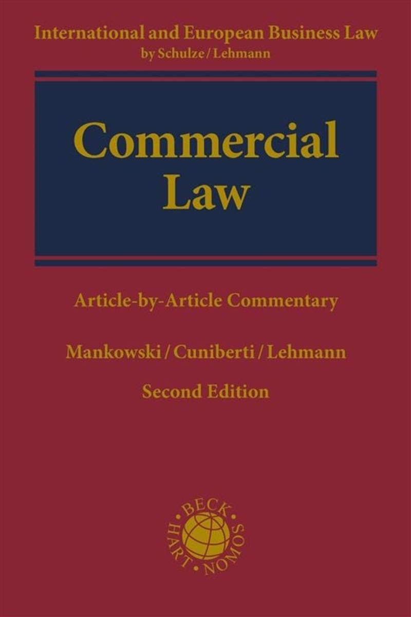 Commercial Law: Article-By-Article Commentary/Product Detail/Law
