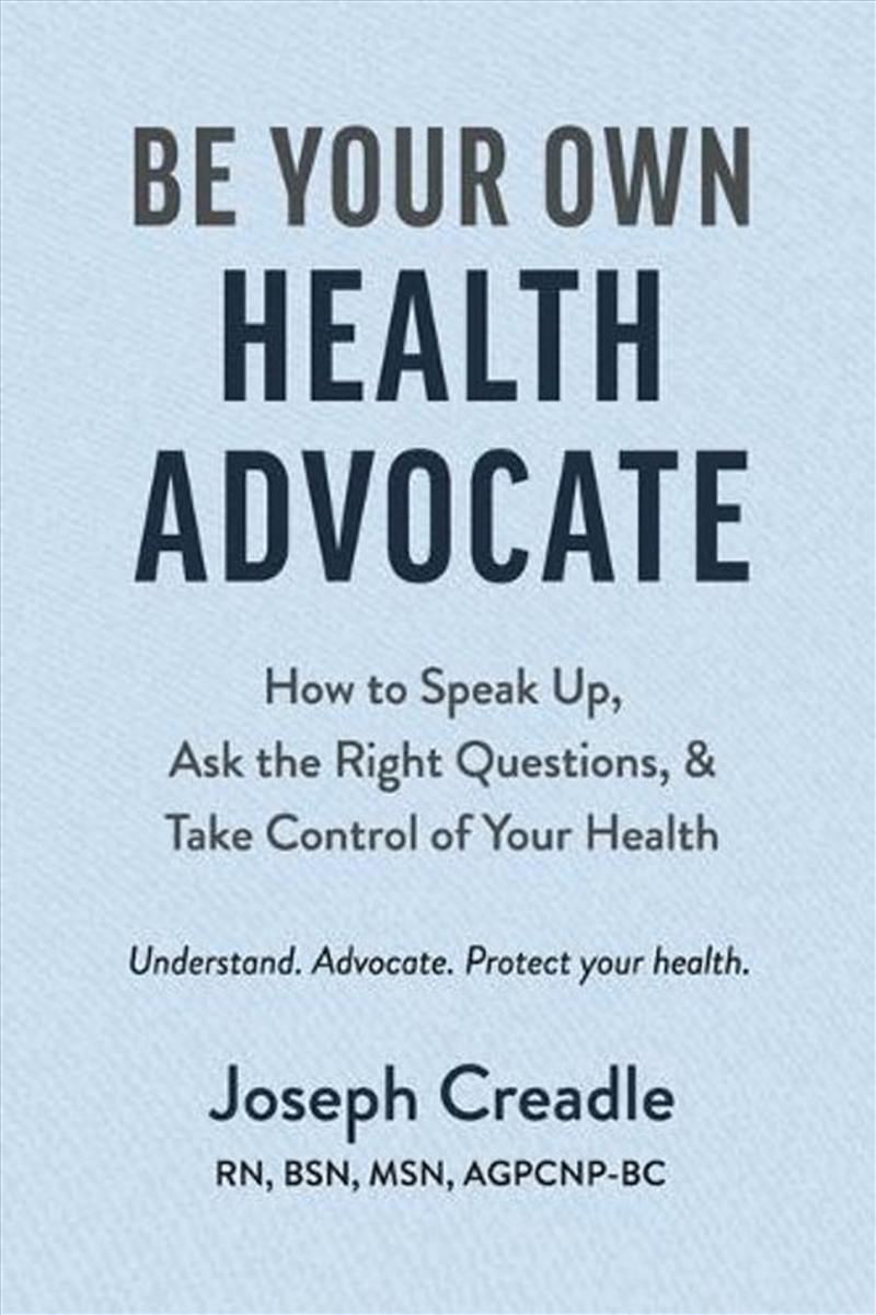 Be Your Own Health Advocate/Product Detail/Family & Health