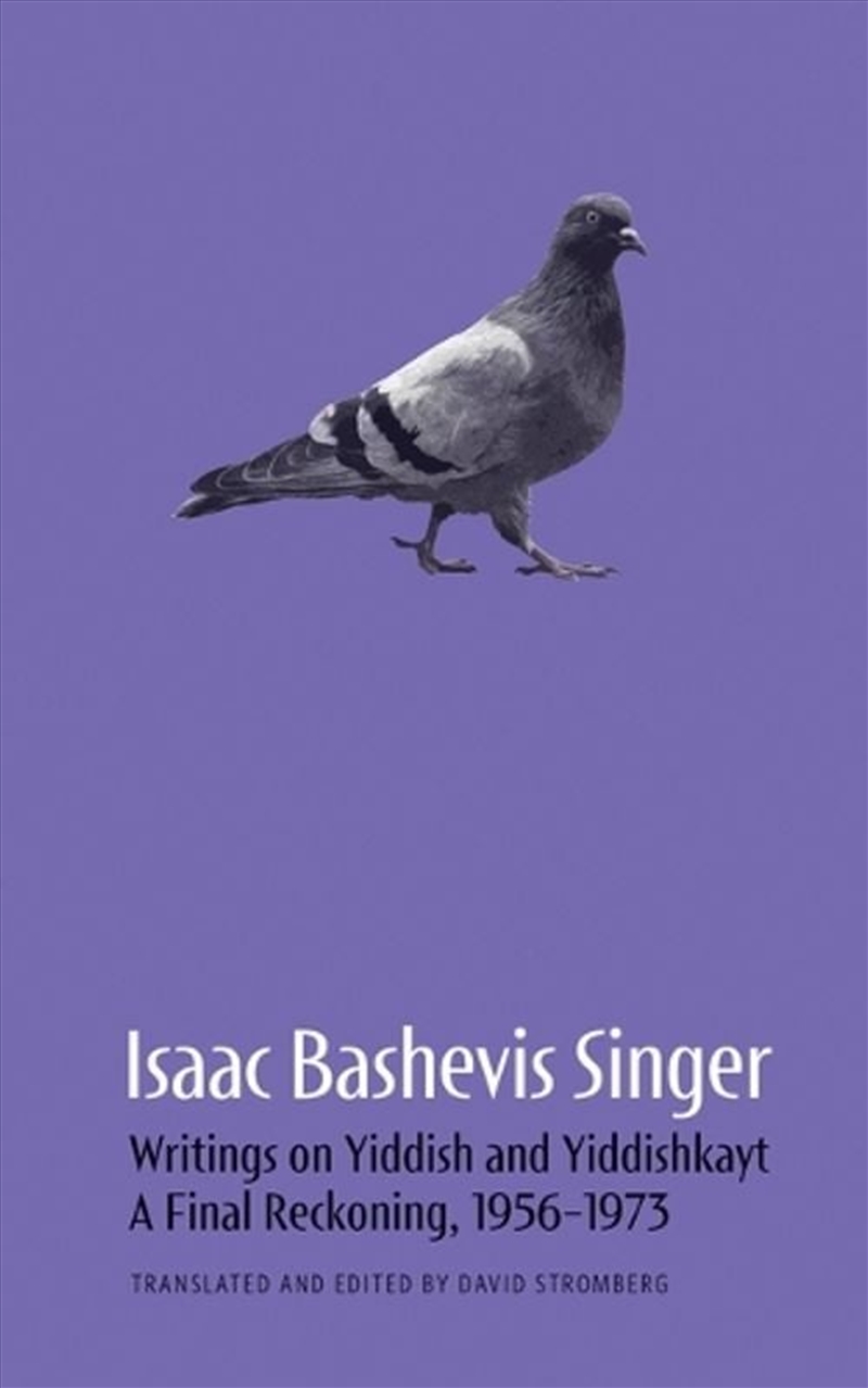 Isaac Bashevis Singer: Writings on Yiddish and Yiddishkayt/Product Detail/Society & Culture
