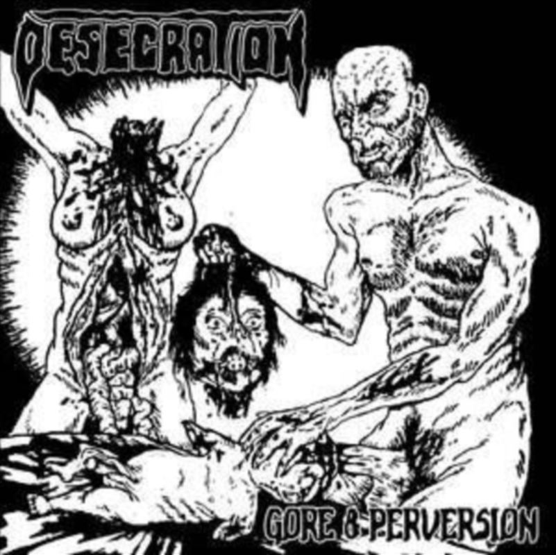 Gore & Perversion - White With Heavy Black Splatter/Product Detail/Metal