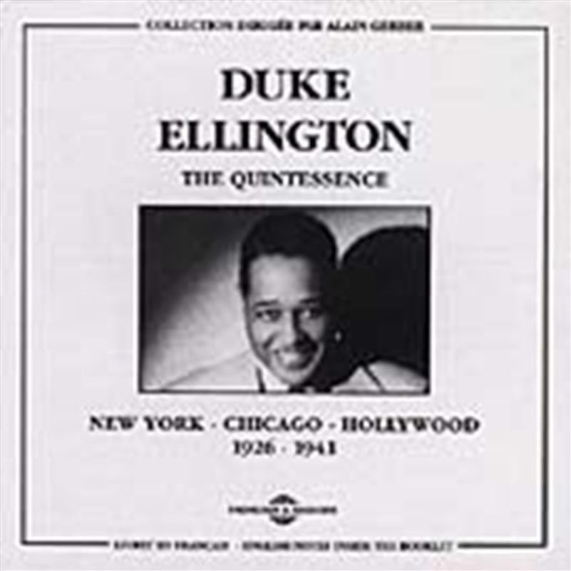The Quintessence : New York Chicago Hollywood 1926 1941/Product Detail/Jazz