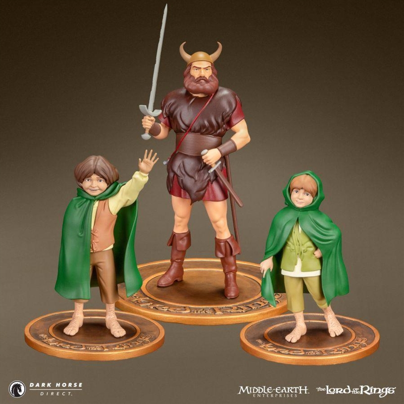 The Lord of the Rings: Animated Film – Merry, Pippin, Boromi Figure Set/Product Detail/Figurines