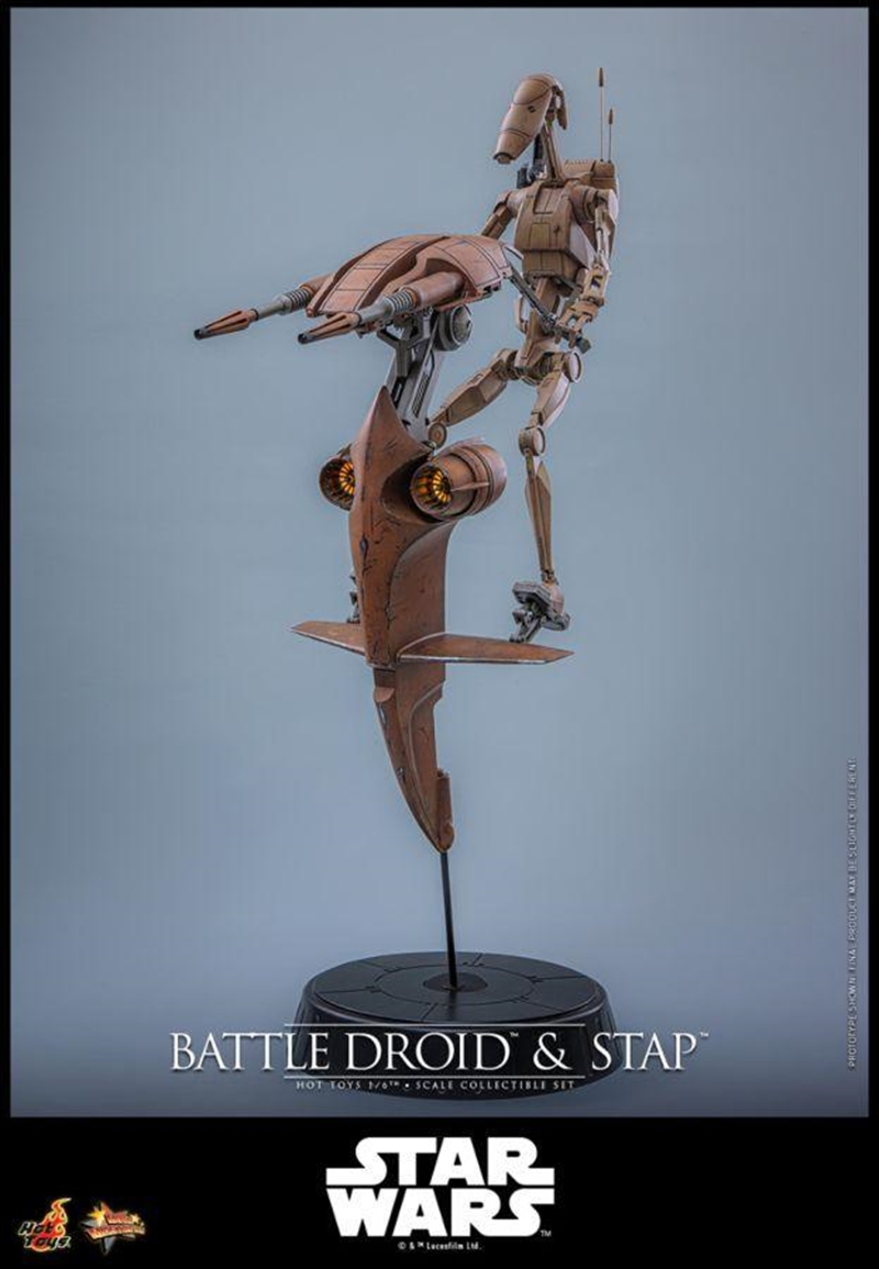 Star Wars – Battle Droid & STAP 1:6 Scale Collectible Figure/Product Detail/Figurines