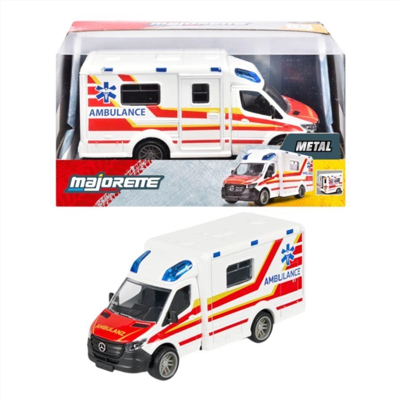 Majorette – Mercedes-Benz Sprinter Ambulance/Product Detail/Figurines