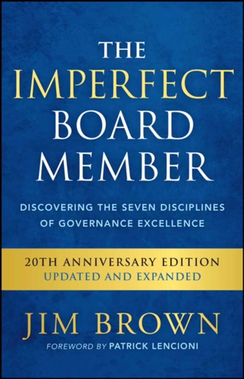 The Imperfect Board Member/Product Detail/Business Leadership & Management