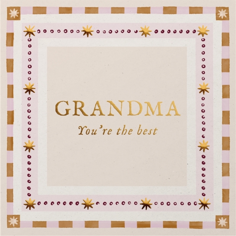 Grandma You’re The Best : Fill-in-the-Blank Keepsake Book That Can Be Sent as a Card/Product Detail/Family & Health
