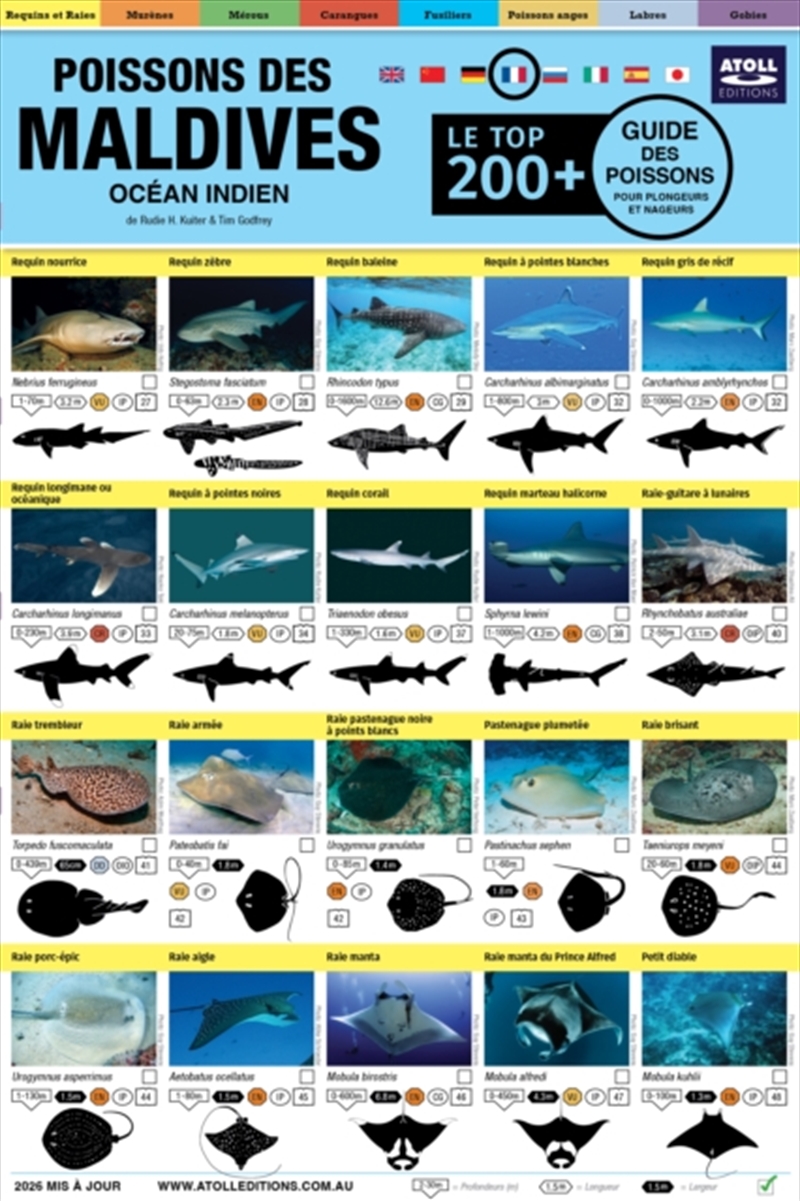 Maldives Guide Des Poissons : Le Top 200+ (French)/Product Detail/Animals & Nature