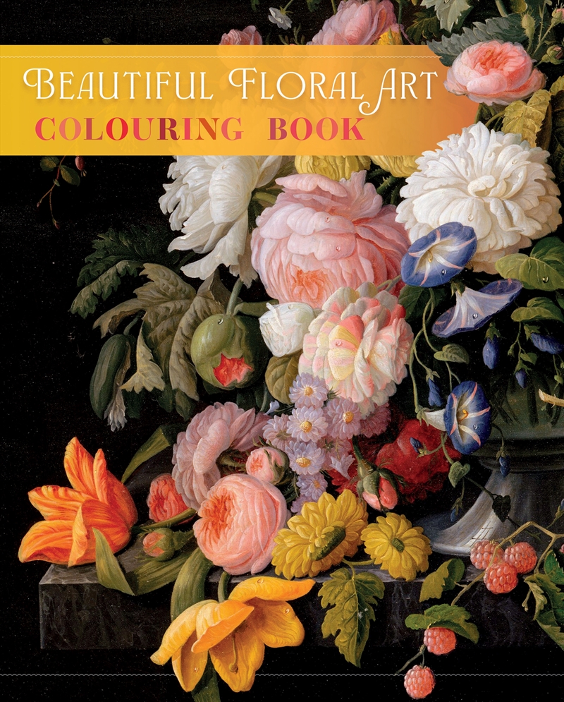 Beautiful Floral Art Colouring Book/Product Detail/Adults Colouring