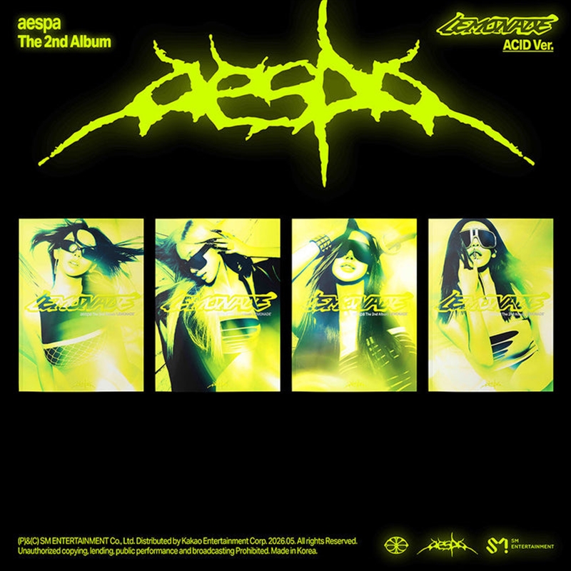 Aespa - Lemonade 2nd Album Acid Ver Set/Product Detail/World