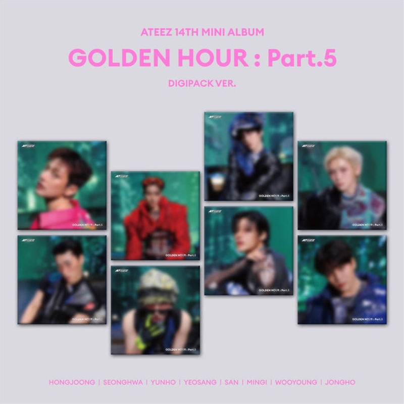 Ateez - Golden Hour : Part.5 14th Mini Album Digipack Ver Set/Product Detail/World