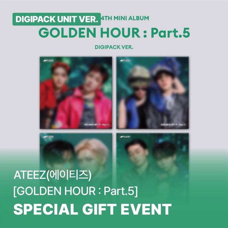 Ateez - Golden Hour : Part.5 14th Mini Album Soundwave Gift Digipack Unit Ver Random/Product Detail/World