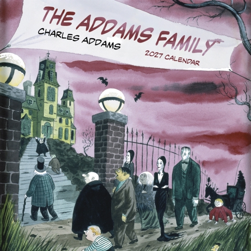 Charles Addams: The Addams Family 2027 Wall Calendar/Product Detail/Calendars & Diaries