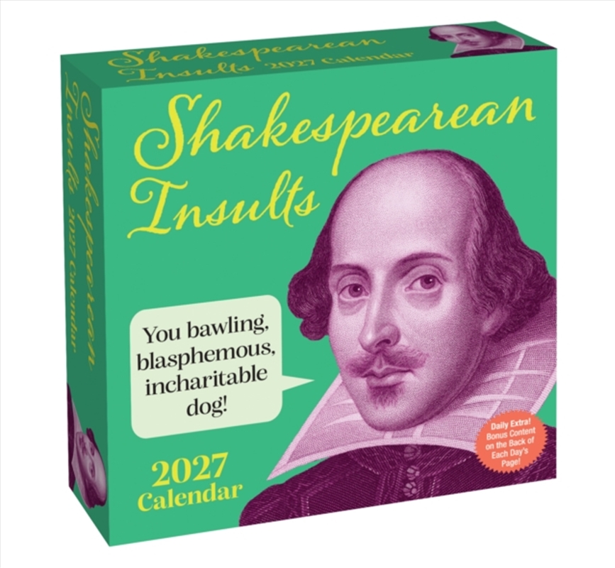 Shakespearean Insults 2027 Day-to-Day Calendar/Product Detail/Calendars & Diaries