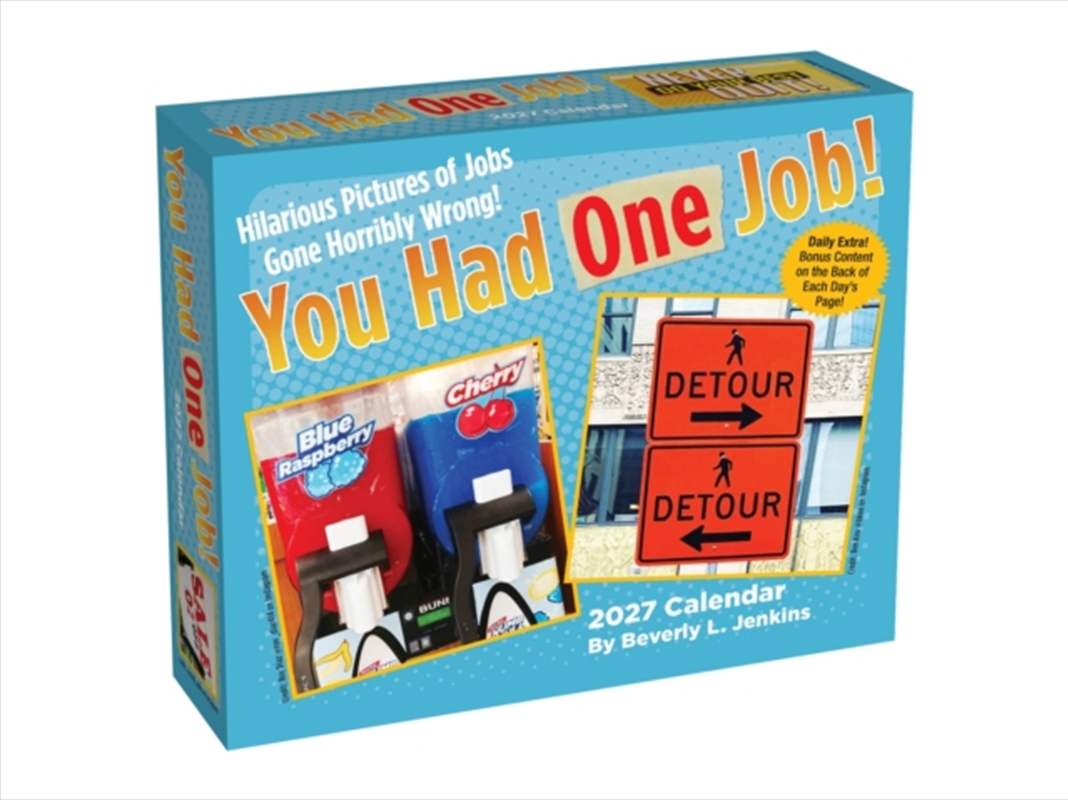 You Had One Job 2027 Day-to-Day Calendar/Product Detail/Calendars & Diaries