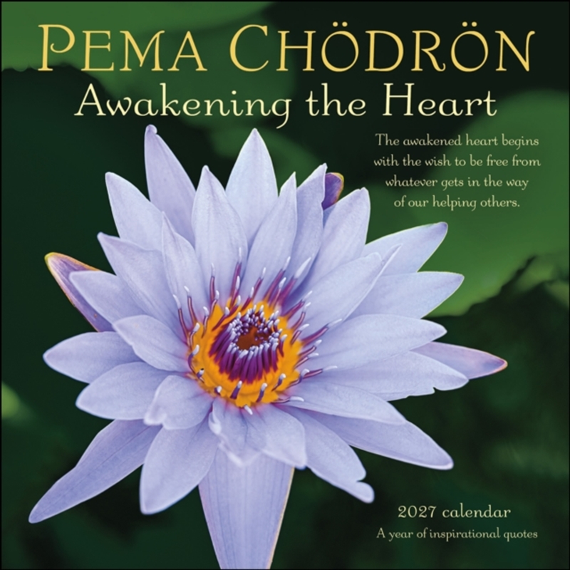 Pema Chodron 2027 Wall Calendar : Awakening the Heart—A Year of Inspiring Quotes/Product Detail/Calendars & Diaries