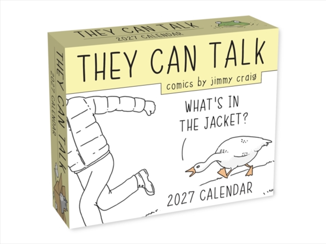 They Can Talk Comics 2027 Day-to-Day Calendar : What's in the Jacket?!/Product Detail/Calendars & Diaries