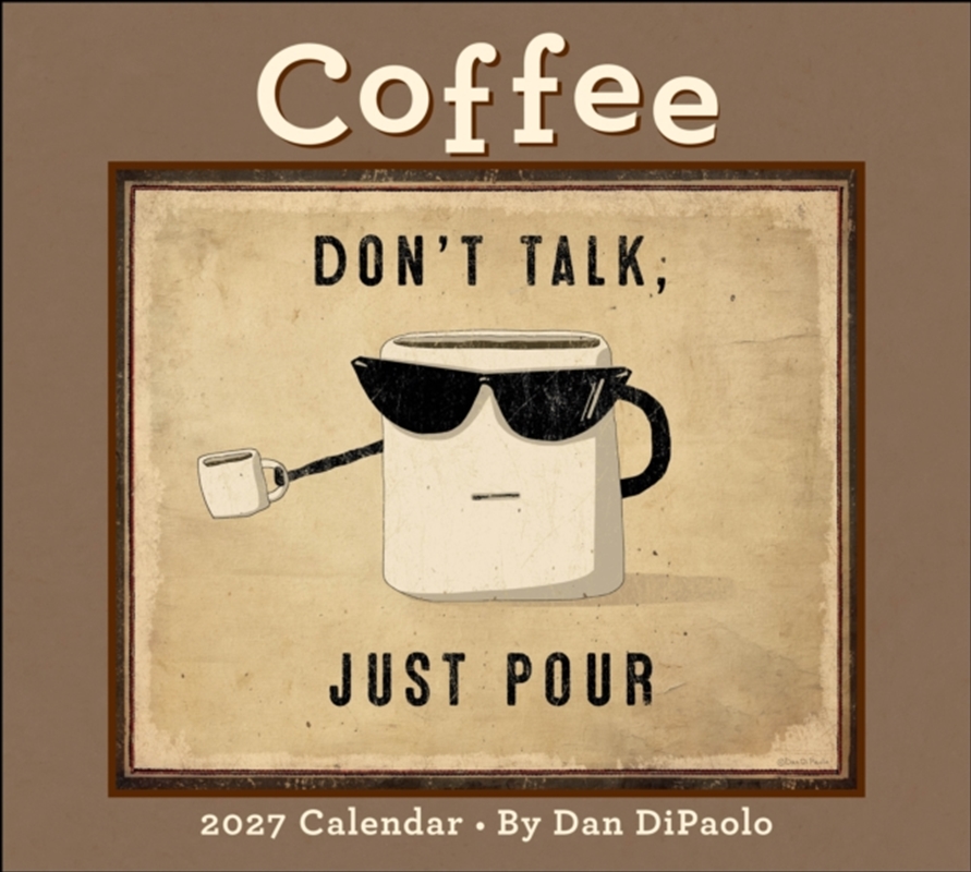 Coffee 2027 Deluxe Wall Calendar/Product Detail/Calendars & Diaries