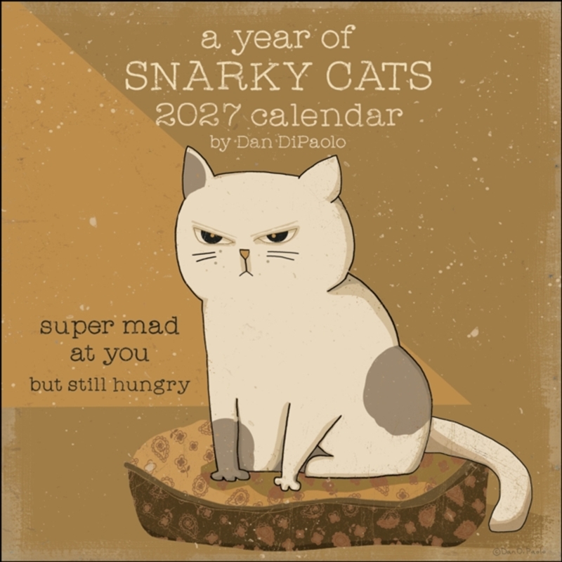 A Year of Snarky Cats 2027 Wall Calendar/Product Detail/Calendars & Diaries