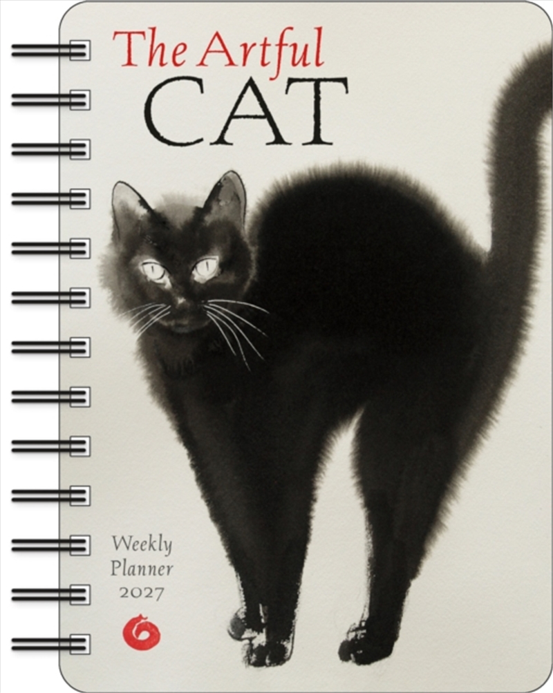 The Artful Cat 2027 Weekly Planner Calendar : Brush and Ink Watercolor Paintings/Product Detail/Calendars & Diaries