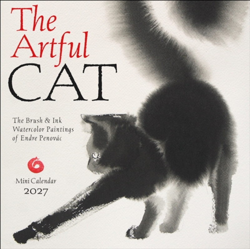 The Artful Cat 2027 Mini Wall Calendar/Product Detail/Calendars & Diaries
