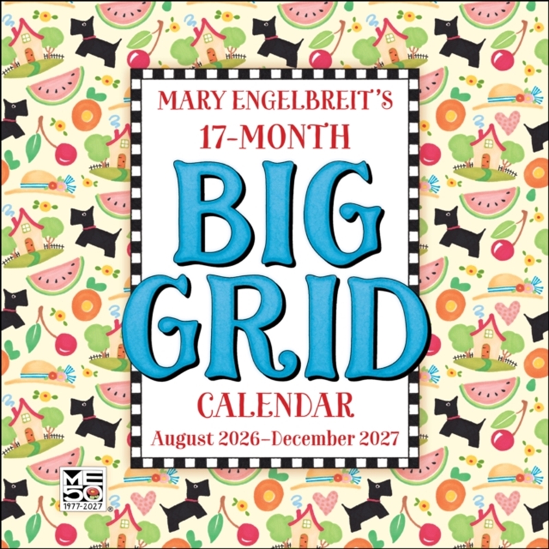 Mary Engelbreit's 2026-2027 17-Month Big Grid Wall Planner Calendar/Product Detail/Calendars & Diaries