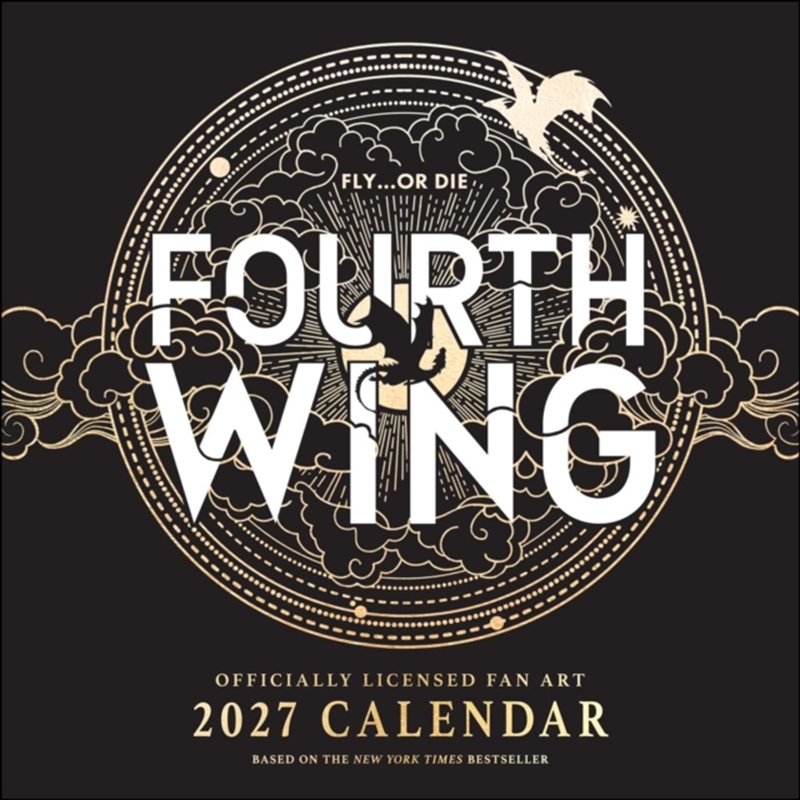 Fourth Wing Officially Licensed Fan Art 2027 Wall Calendar/Product Detail/Calendars & Diaries