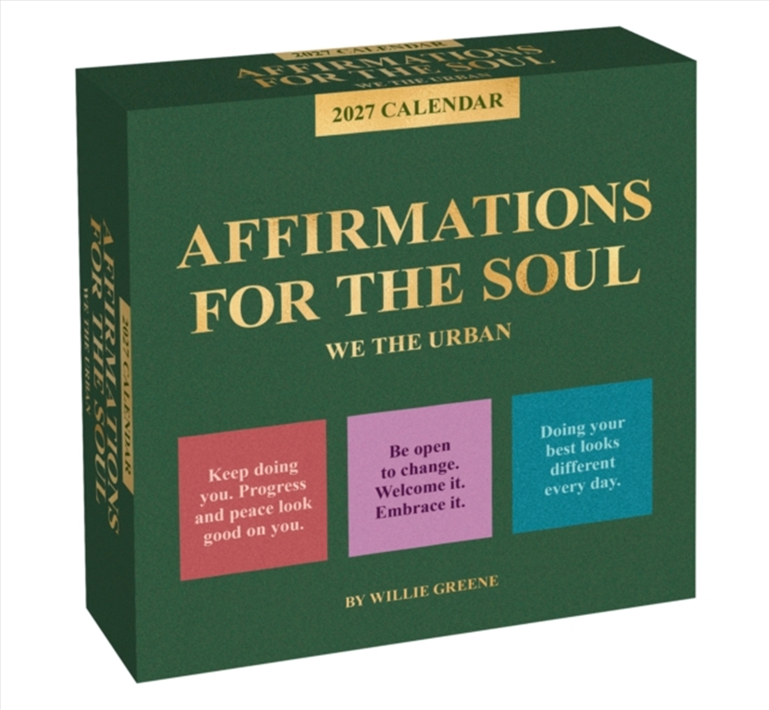We the Urban 2027 Day-to-Day Calendar : Affirmations for the Soul/Product Detail/Calendars & Diaries