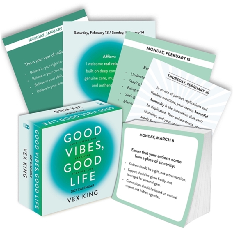 Good Vibes, Good Life Calendar 2027 : Daily Inspiration for Living Your Best Life/Product Detail/Calendars & Diaries