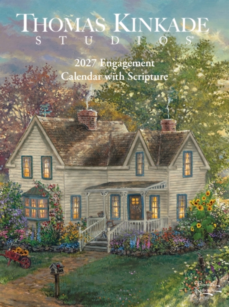 Thomas Kinkade Studios 2027 Monthly/Weekly Engagement Calendar with Scripture/Product Detail/Calendars & Diaries