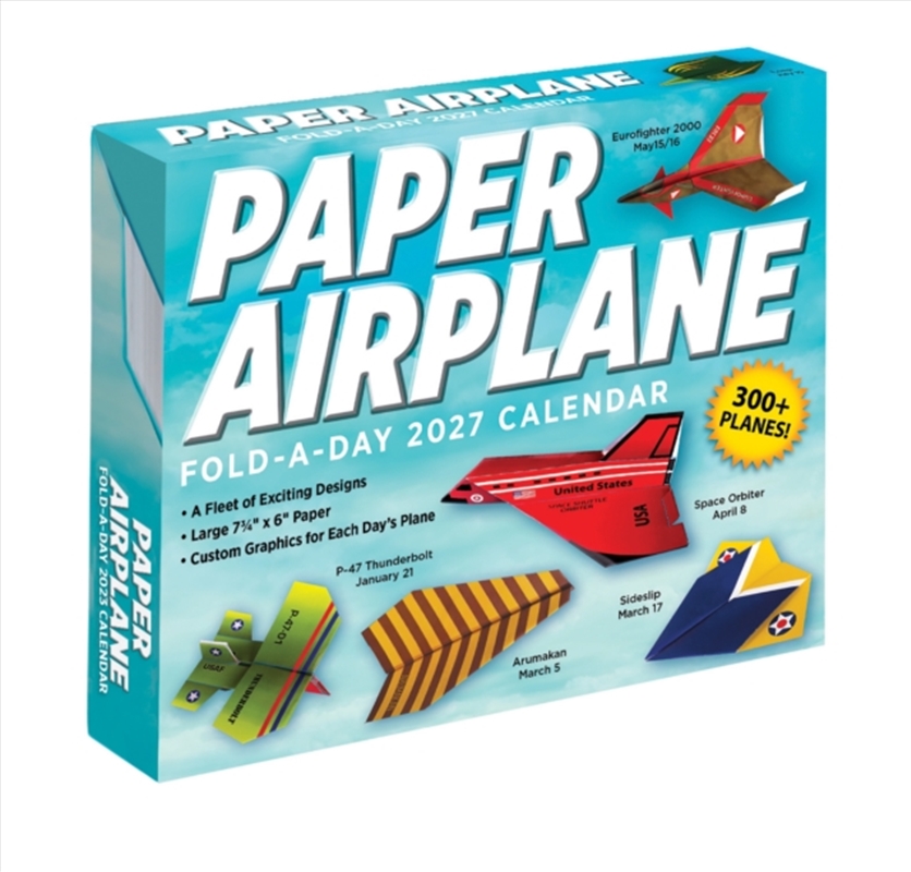 Paper Airplane 2027 Fold-A-Day Calendar/Product Detail/Calendars & Diaries