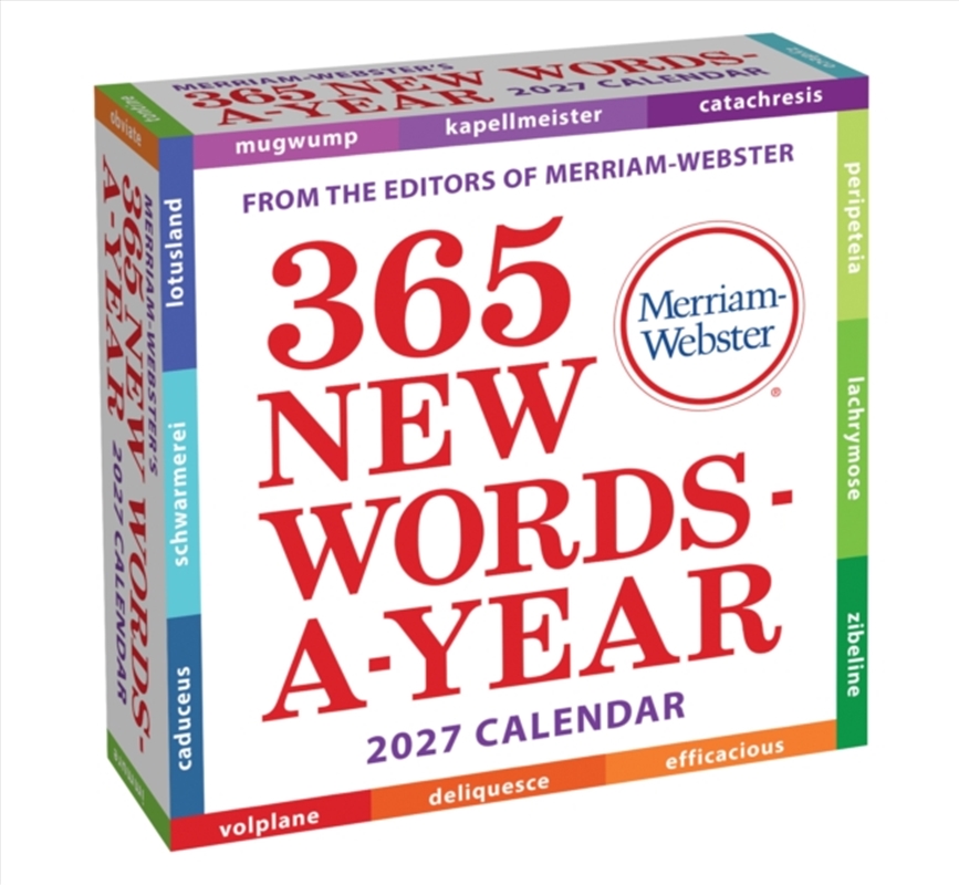 Merriam-Webster's 365 New Words-A-Year 2027 Day-to-Day Calendar/Product Detail/Calendars & Diaries