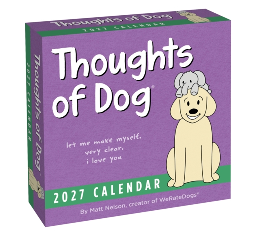 Thoughts of Dog 2027 Day-to-Day Calendar/Product Detail/Calendars & Diaries