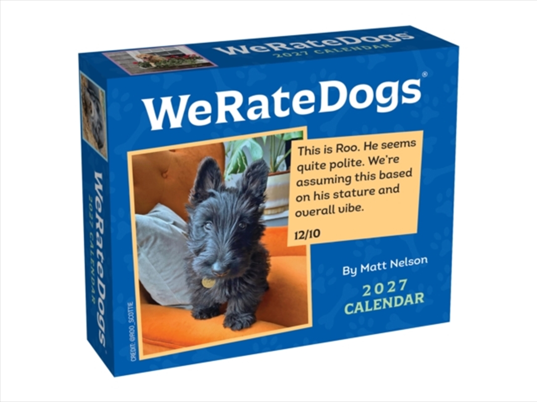 WeRateDogs 2027 Day-to-Day Calendar/Product Detail/Calendars & Diaries