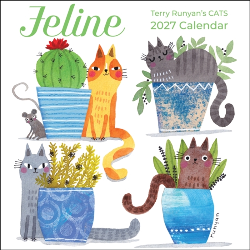 Feline 2027 Wall Calendar/Product Detail/Calendars & Diaries
