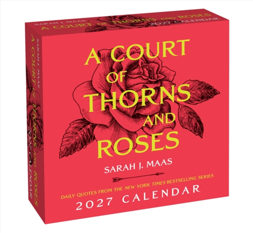 A Court of Thorns and Roses 2027 Day-to-Day Calendar/Product Detail/Calendars & Diaries